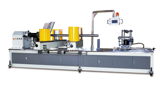 Spiral 3layers Automatic Paper Tube Cutting Machine For Stretch Film Cores And Toilet